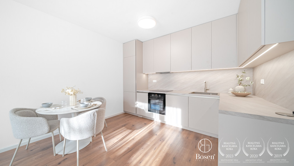 REZERVOVANÉ: BOSEN | 2kk byt v projekte TAMMI, 53 m2, Dúbravka