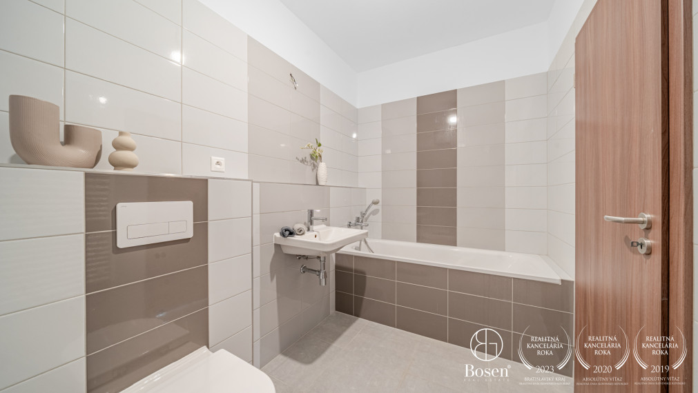 REZERVOVANÉ: BOSEN | 2kk byt v projekte TAMMI, 53 m2, Dúbravka