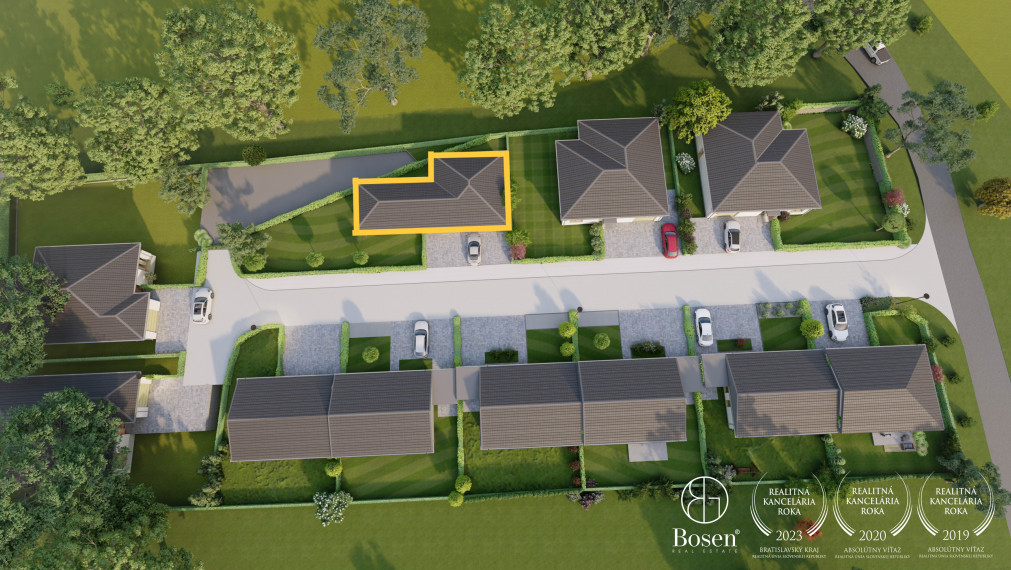 BOSEN | Novostavba RD s garážou v projekte Pod ihriskom, Rohožník