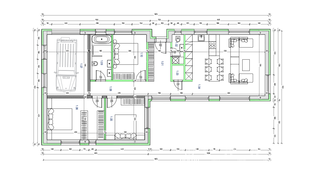 BOSEN | Novostavba RD s garážou v projekte Pod ihriskom, Rohožník