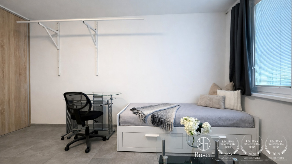 BOSEN | Renovated 1-room apartment – be the first tenant, Tilgnerova, Bratislava, 31 m²