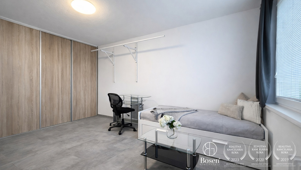 BOSEN | Renovated 1-room apartment – be the first tenant, Tilgnerova, Bratislava, 31 m²