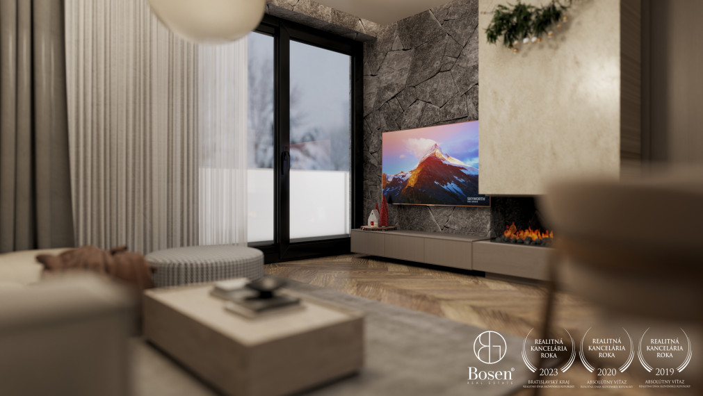 BOSEN | Novostavba: 3-izbový apartmán s krbom a terasou, Nízke Tatry