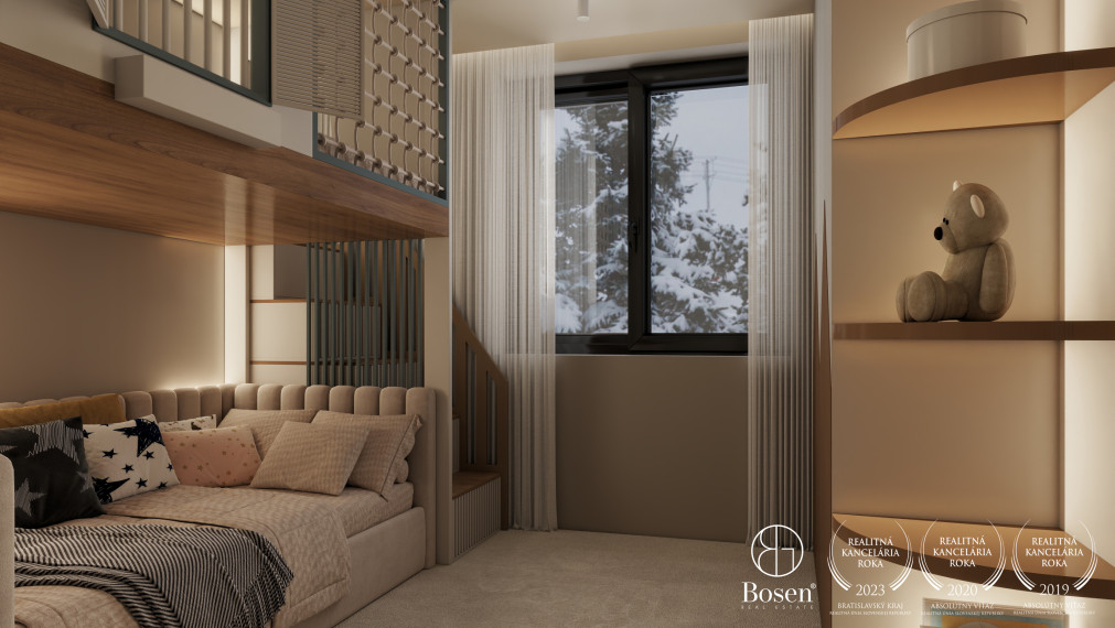 BOSEN | Novostavba: 3-izbový apartmán s krbom a terasou, Nízke Tatry