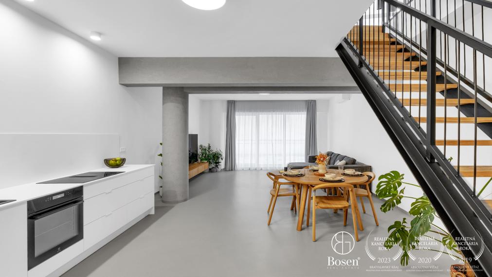 BOSEN | Novostavba 3 izbový mezonet s terasou 163,64 m2, Obchodná ulica, Bratislava – m.č. Staré Mesto