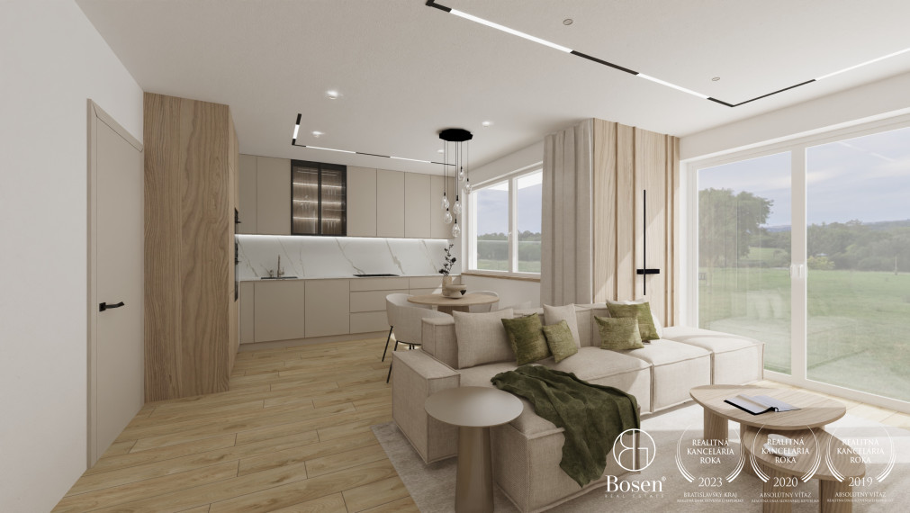 BOSEN | Novostavba 4 izbový dom s garážou, Kostolište