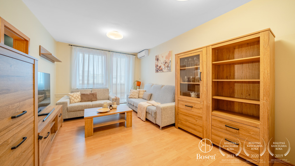 BOSEN | 3-izbový kompletne zariadený byt s klimatizáciou, Ružinov, 77m2