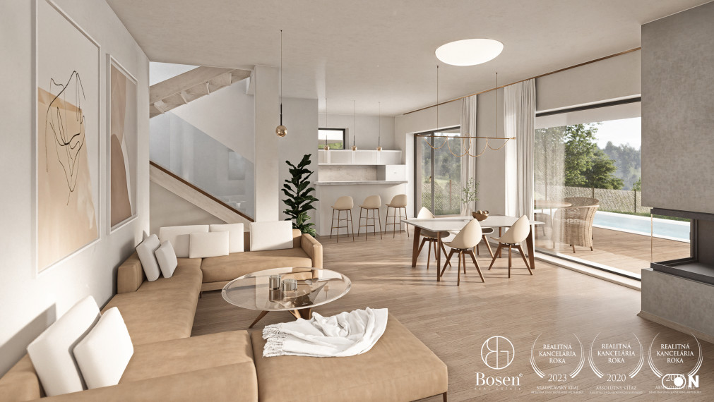 BOSEN | Novostavba 4 izbový rodinný dom s garážou, Slnečné stráne RD2