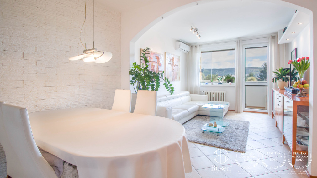 BOSEN | Zariadený 4-izbový byt v pokojnej časti, Dúbravka