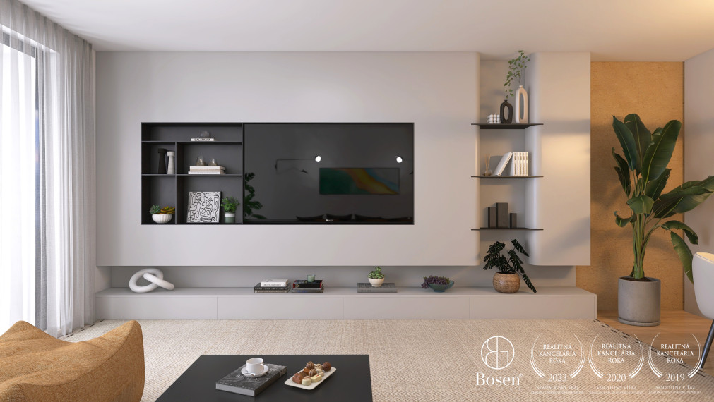 BOSEN | BLUEWAVE 2 izbový byt s výhľadom na rieku, Banka, Piešťany, 85.17 m2