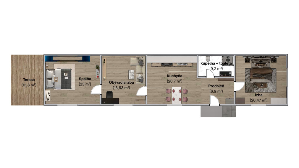 BOSEN | Rodinný dom s vidieckym nádychom v obci Číž, 1009m2