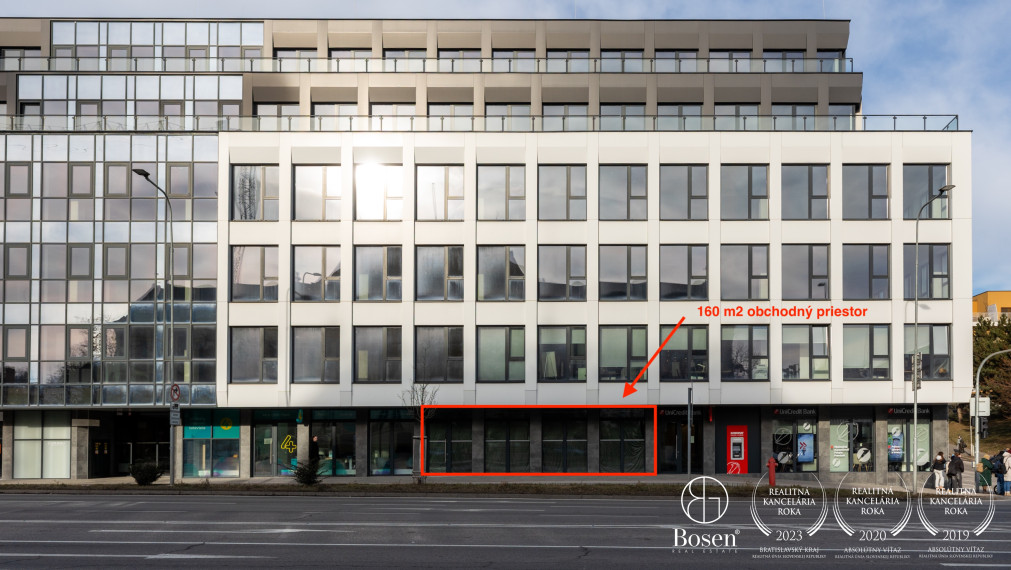 BOSEN | TABÁŇ - Obchodný priestor s výkladom 160 m2