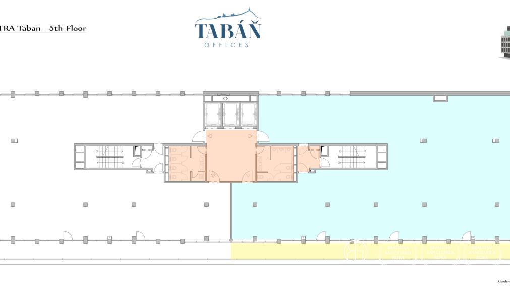BOSEN | TABÁŇ - prenájom kancelárske priestory 449 m² Tabáň