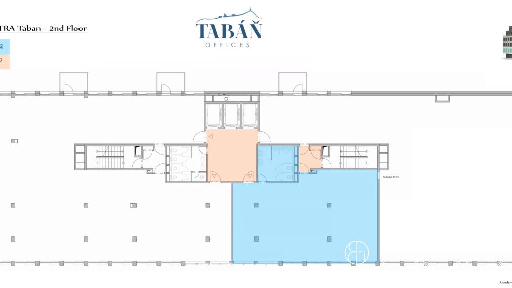 BOSEN | TABÁŇ - prenájom kancelárske priestory 151 m² Tabáň