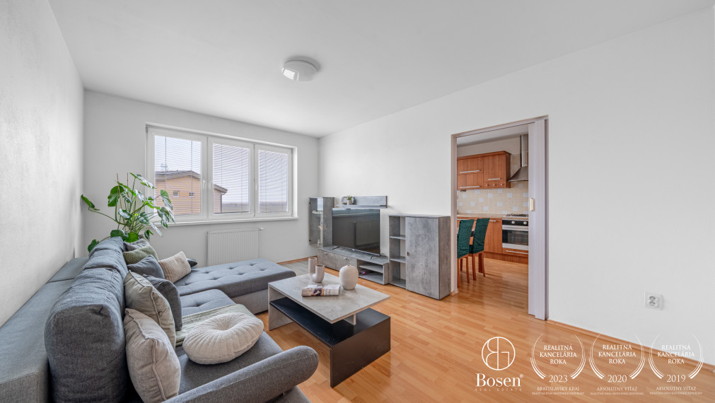 BOSEN | Svetlý a priestranný 2-izbový byt, Most pri Bratislave