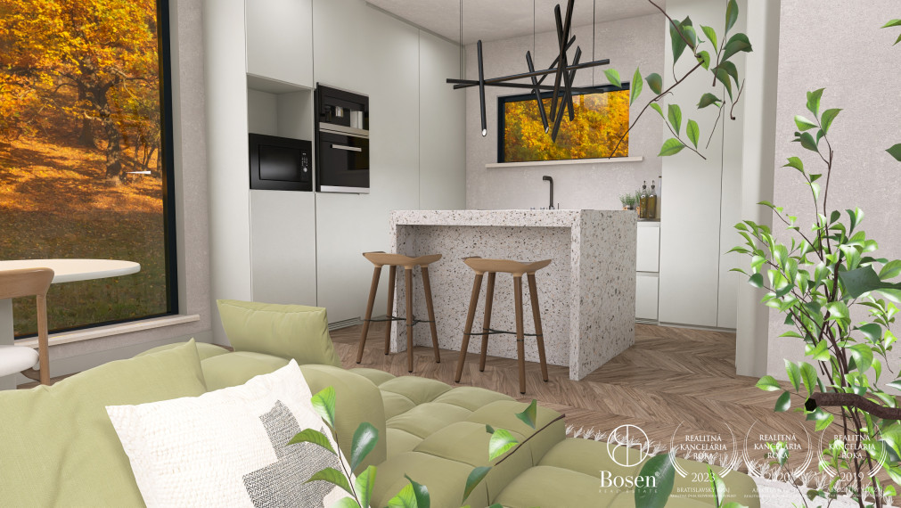 BOSEN | Na predaj rozostavaný dom s projektom, veľkou terasou a pozemkom 1875 m²