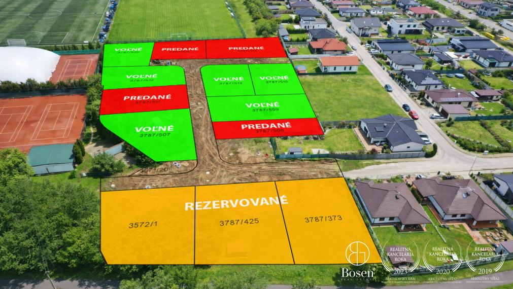 BOSEN | Stavebný pozemok pre rodinný dom, Senica, časť Sotiná - Mlyny, od 616 m2