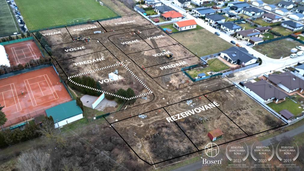 BOSEN | Stavebný pozemok pre rodinný dom, Senica, časť Sotiná - Mlyny, 750 m2