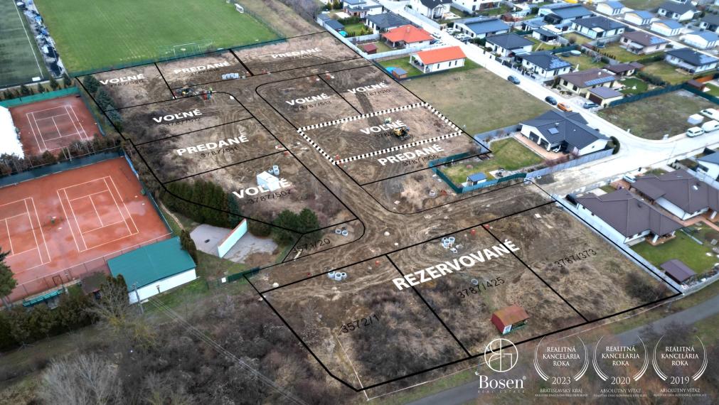BOSEN | Stavebný pozemok pre rodinný dom, Senica, časť Sotiná - Mlyny, 746 m2