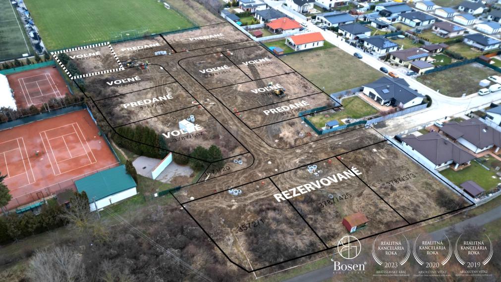 BOSEN | Stavebný pozemok pre rodinný dom, Senica, časť Sotiná - Mlyny, 626 m2