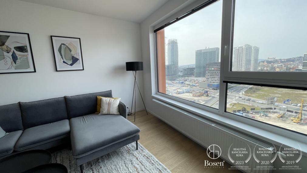 BOSEN | 2 izb.byt na 17. poschodí v projekte KLINGERKA,2 parkingy, Súkennícka, 60 m2