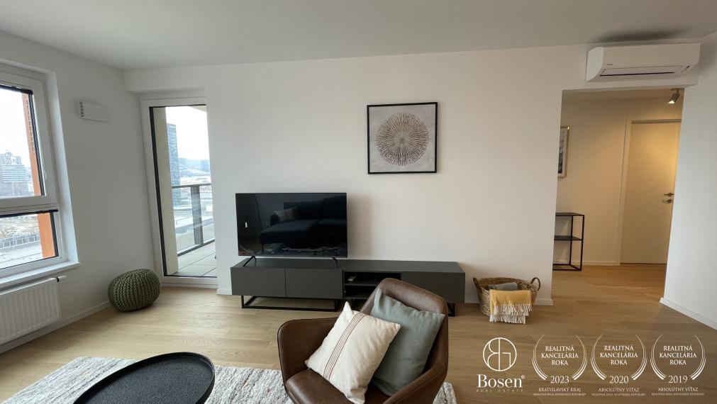 BOSEN | 2 izb.byt na 17. poschodí v projekte KLINGERKA,2 parkingy, Súkennícka, 60 m2