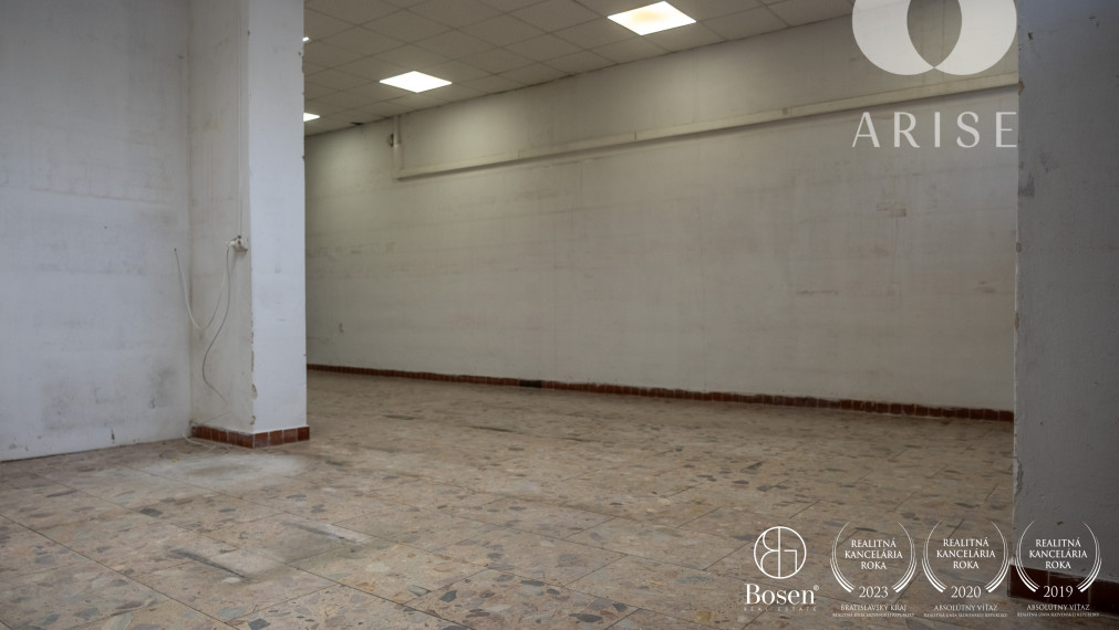 ARISE | Predaj obchodný a skladový priestor v Petržalke.