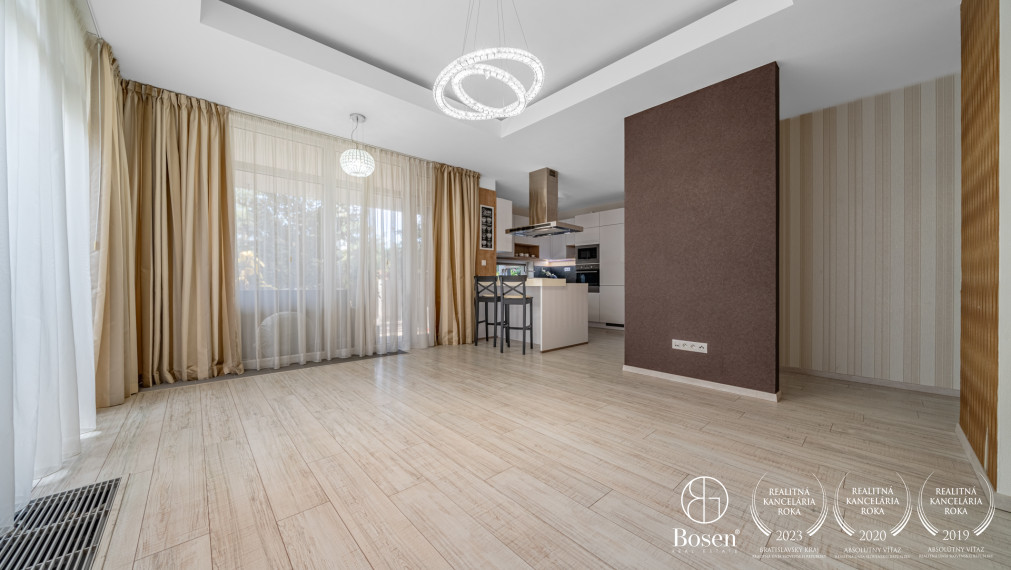 BOSEN | 3 izbový 85m2 byt s terasou a záhradou, 177m2