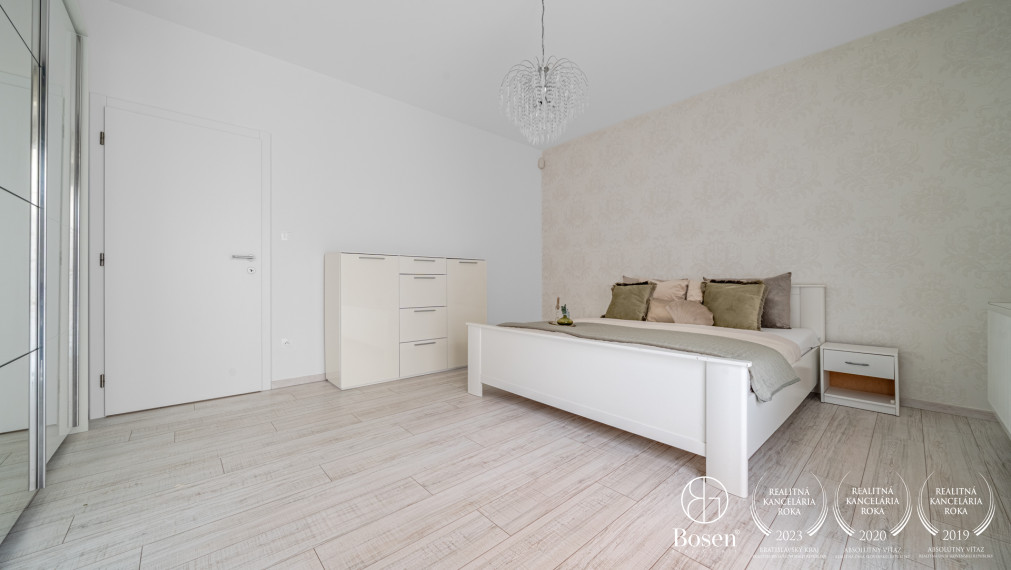 BOSEN | 3 izbový 85m2 byt s terasou a záhradou, 177m2