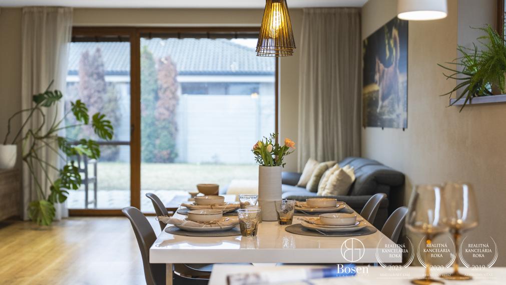 BOSEN | Rodinný bungalov s garážou na súkromnej ulici – Dubová, Miloslavov, 104 m2