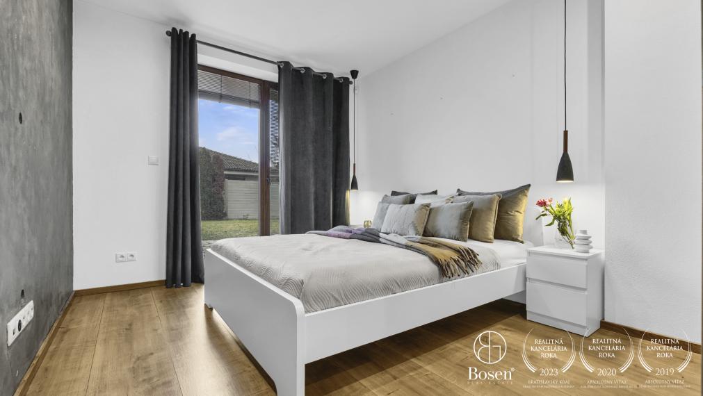 BOSEN | Rodinný bungalov s garážou na súkromnej ulici – Dubová, Miloslavov, 104 m2