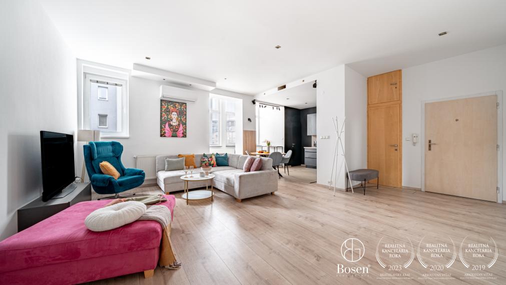 BOSEN I Prenájom priestranného 4-izbového bytu, Záhradnícka, 108 m²