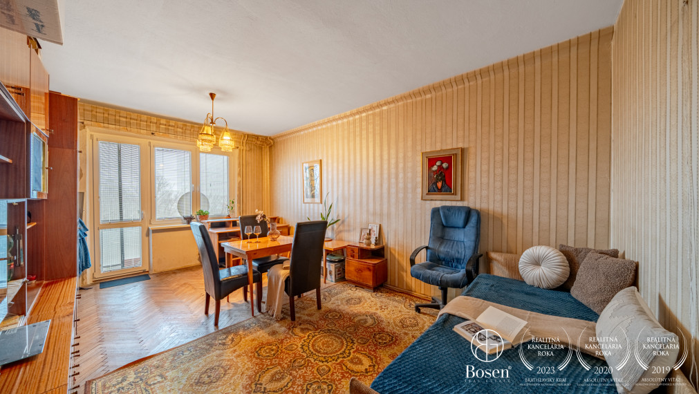 BOSEN | Priestranný 2,5 izbový byt s lodžiou, 71 m2, Ružinov, BA