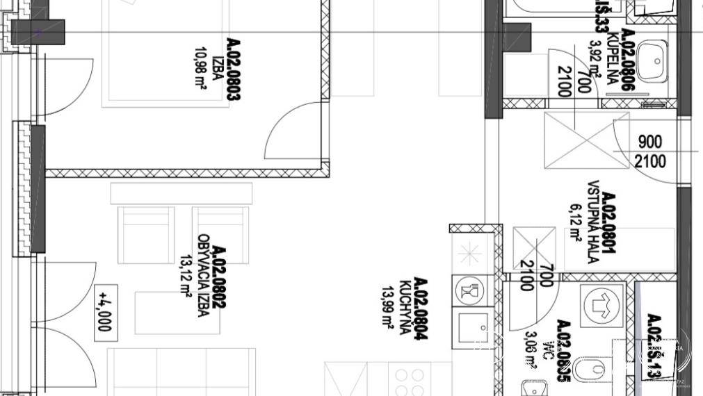 BOSEN | Výnimočný 2.izb.byt so záhradkou, nový Downtown, Staré Mesto, 110m2