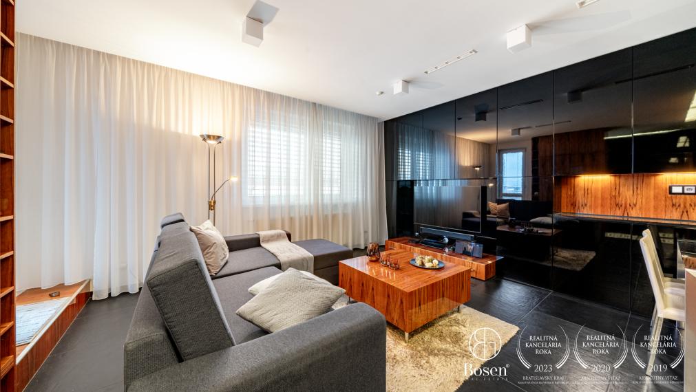 BOSEN | Dizajnový 3-izb. byt, terasa, dvojgaráž, Záhorská Bystrica, 108m2