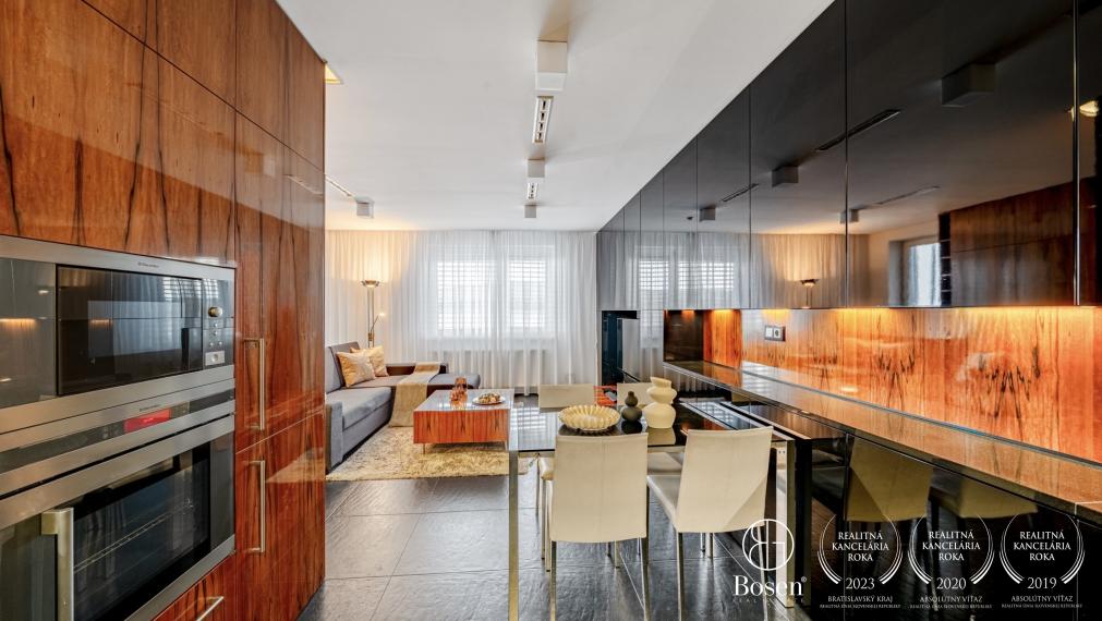 BOSEN | Dizajnový 3-izb. byt, terasa, dvojgaráž, Záhorská Bystrica, 108m2