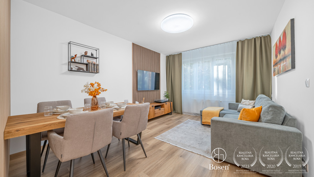 BOSEN | Moderný 3-izbový byt s lodžiou, Mierová ul. BA
