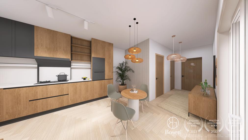 BOSEN | Veľkometrážny 1,5 izbový byt s výhľadom, Na Hrebienku, BA 63m2