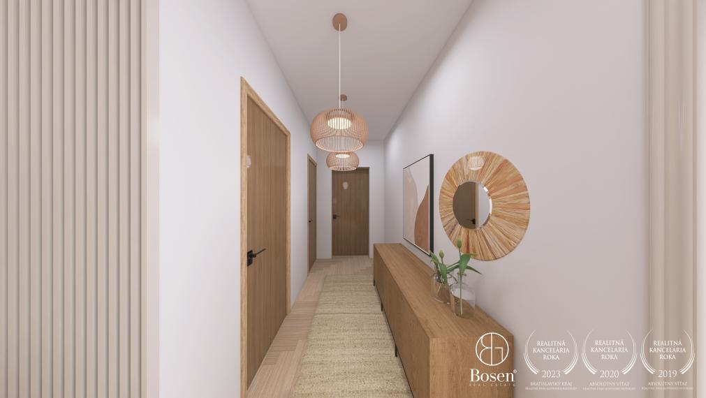 BOSEN | Veľkometrážny 1,5 izbový byt s výhľadom, Na Hrebienku, BA 63m2