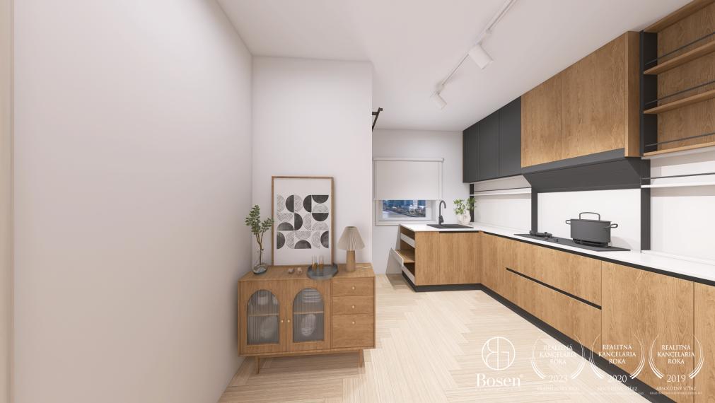 BOSEN | Veľkometrážny 1,5 izbový byt s výhľadom, Na Hrebienku, BA 63m2