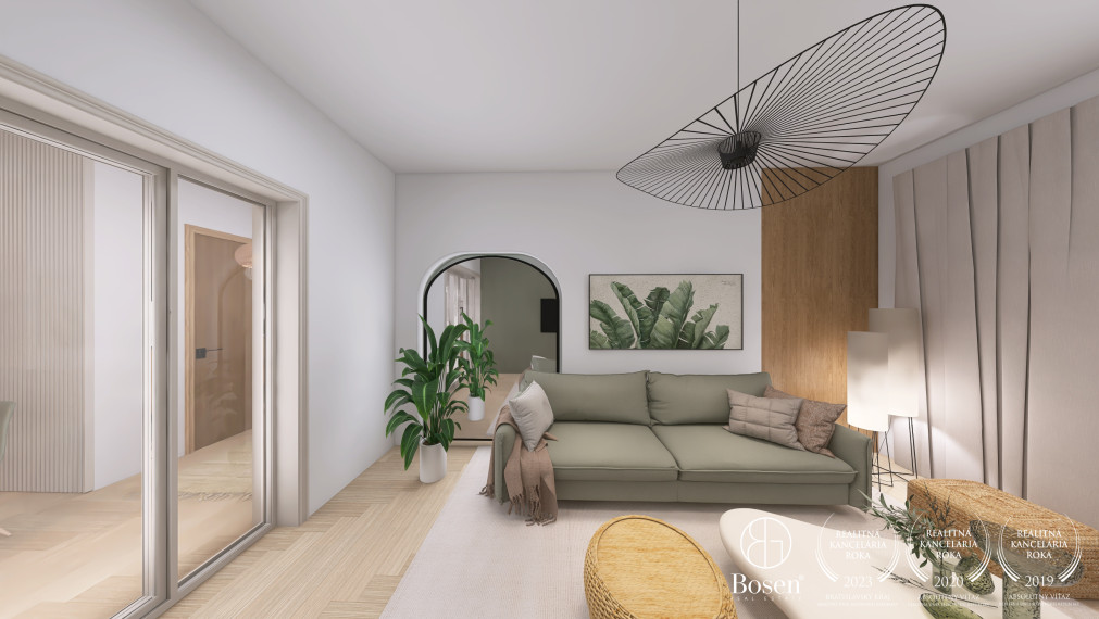 BOSEN | Veľkometrážny 1,5 izbový byt s výhľadom, Na Hrebienku, BA 63m2