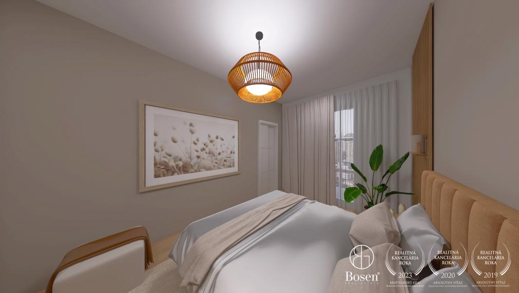 BOSEN | Veľkometrážny 1,5 izbový byt s výhľadom, Na Hrebienku, BA 63m2