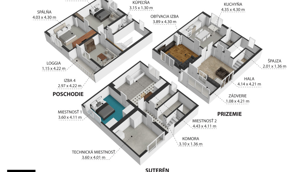 BOSEN | 4 izbový rodinný dom bez investícií, pozemok 666m2