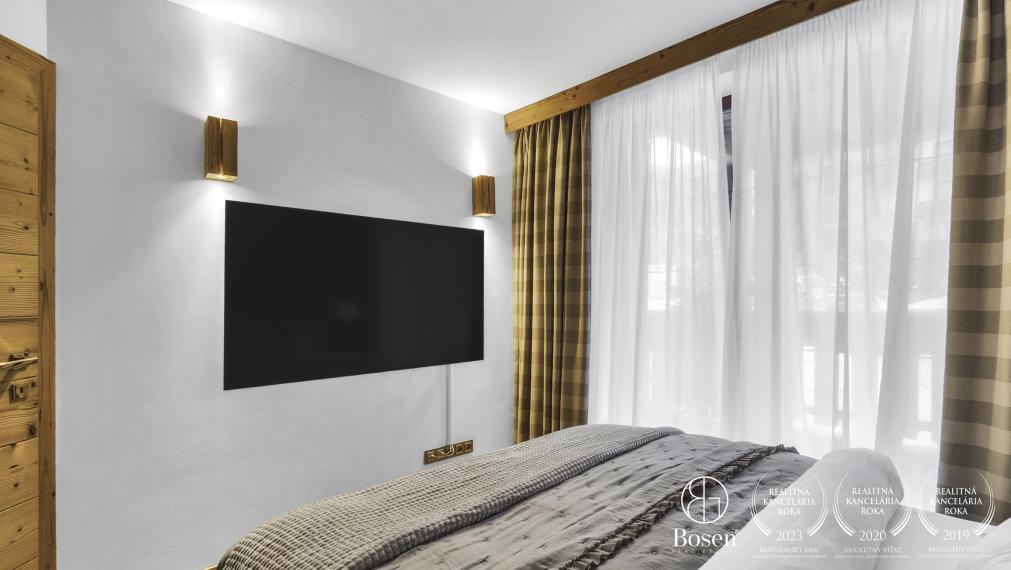 BOSEN | Exkluzívny 2 izbový apartmán s terasou, Kukučka rezort, Tatranská Lomnica