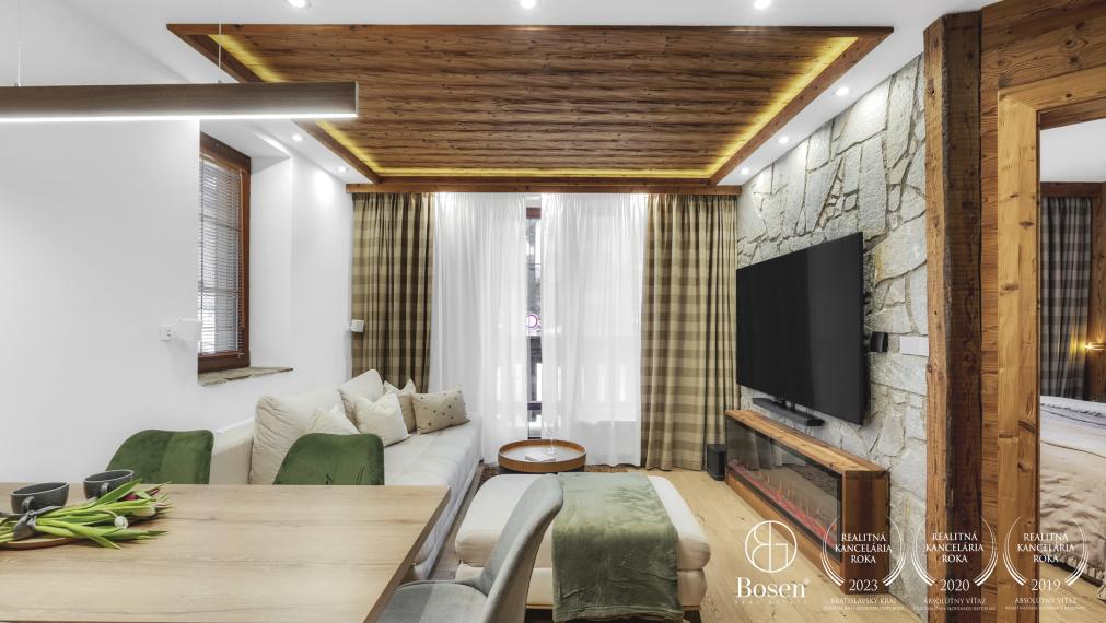 BOSEN | Exkluzívny 2 izbový apartmán s terasou, Kukučka rezort, Tatranská Lomnica