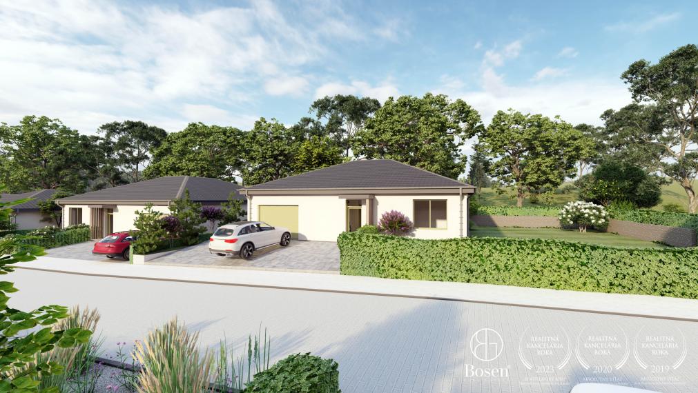 BOSEN|Vydané stavebné povolenie! 4 izbová novostavba RD s garážou v projekte Pod ihriskom