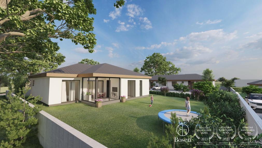 BOSEN|Vydané stavebné povolenie! 4 izbová novostavba RD s garážou v projekte Pod ihriskom