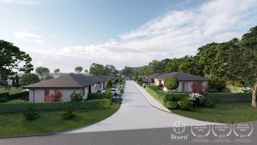 BOSEN|Vydané stavebné povolenie! 4 izbová novostavba RD s garážou v projekte Pod ihriskom