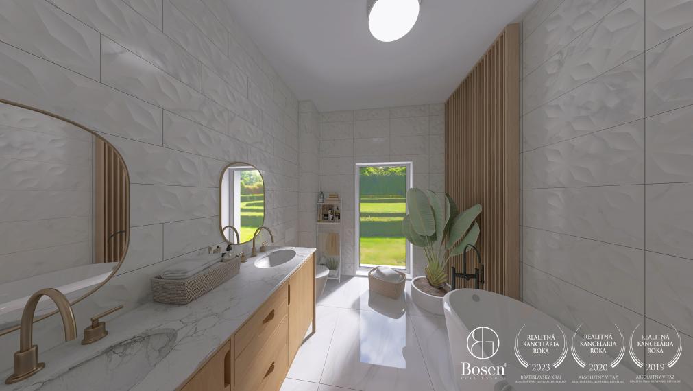 BOSEN|Vydané stavebné povolenie! Novostavba 4 izbového rodinného domu v projekte Pod ihriskom