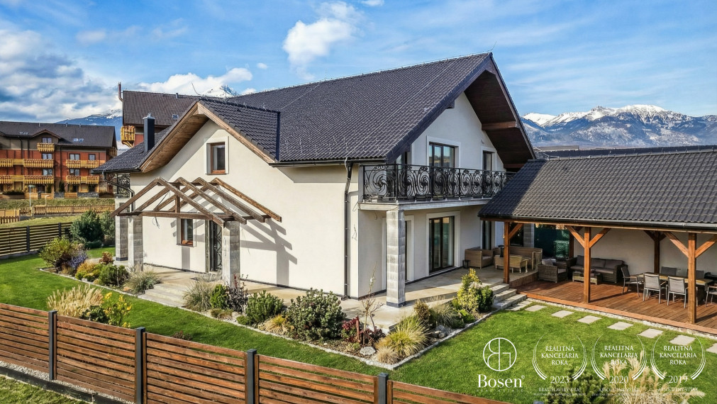 BOSEN | Nadštandardný dvojgeneračný rodinný dom pod Tatrami